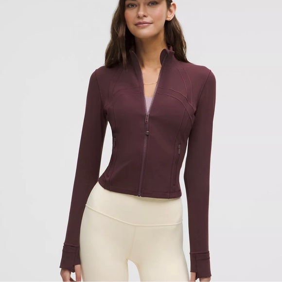 NWT Lululemon Define Cropped Jacket Nulu™ — Goodnight Plum — Size 4 - Picture 1 of 11